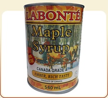 Maple syrup amber rich taste